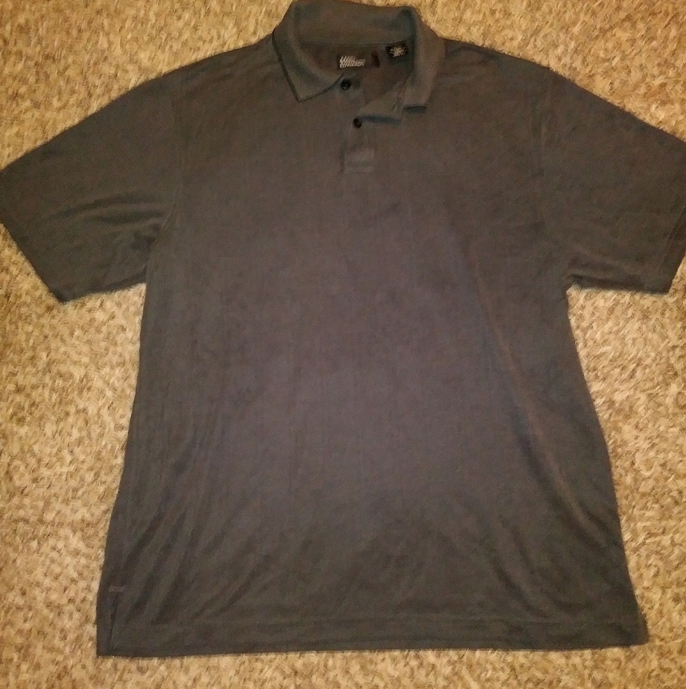 Men's Gray Short Sleeve Polo